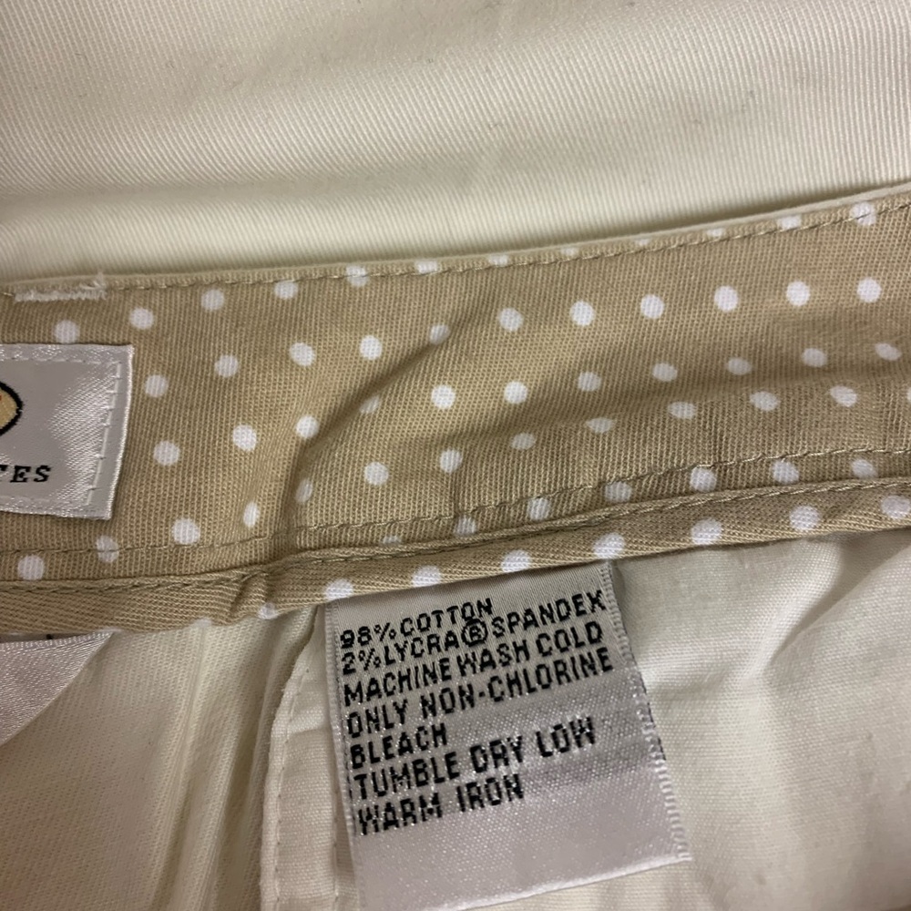 Talbots Capri Pants Khaki Classic Causal Preppy Neutral Timeless SZ 18W Petite - Picture 7 of 10